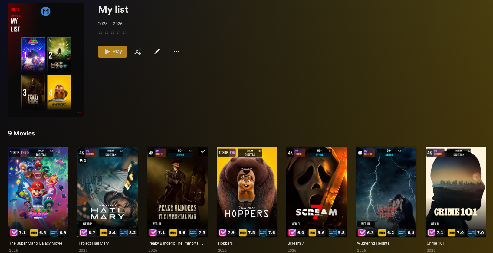 Plex Collection in Plex