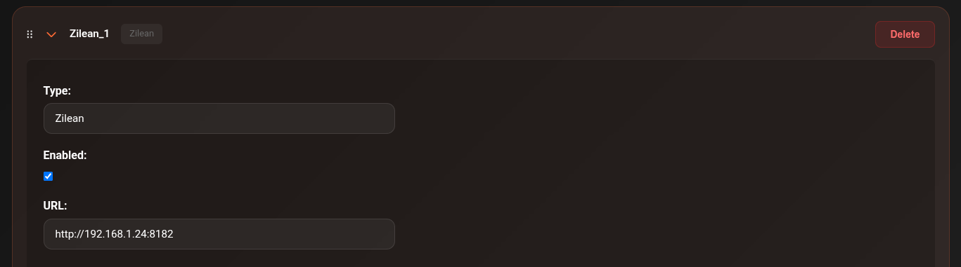 Zilean scraper settings